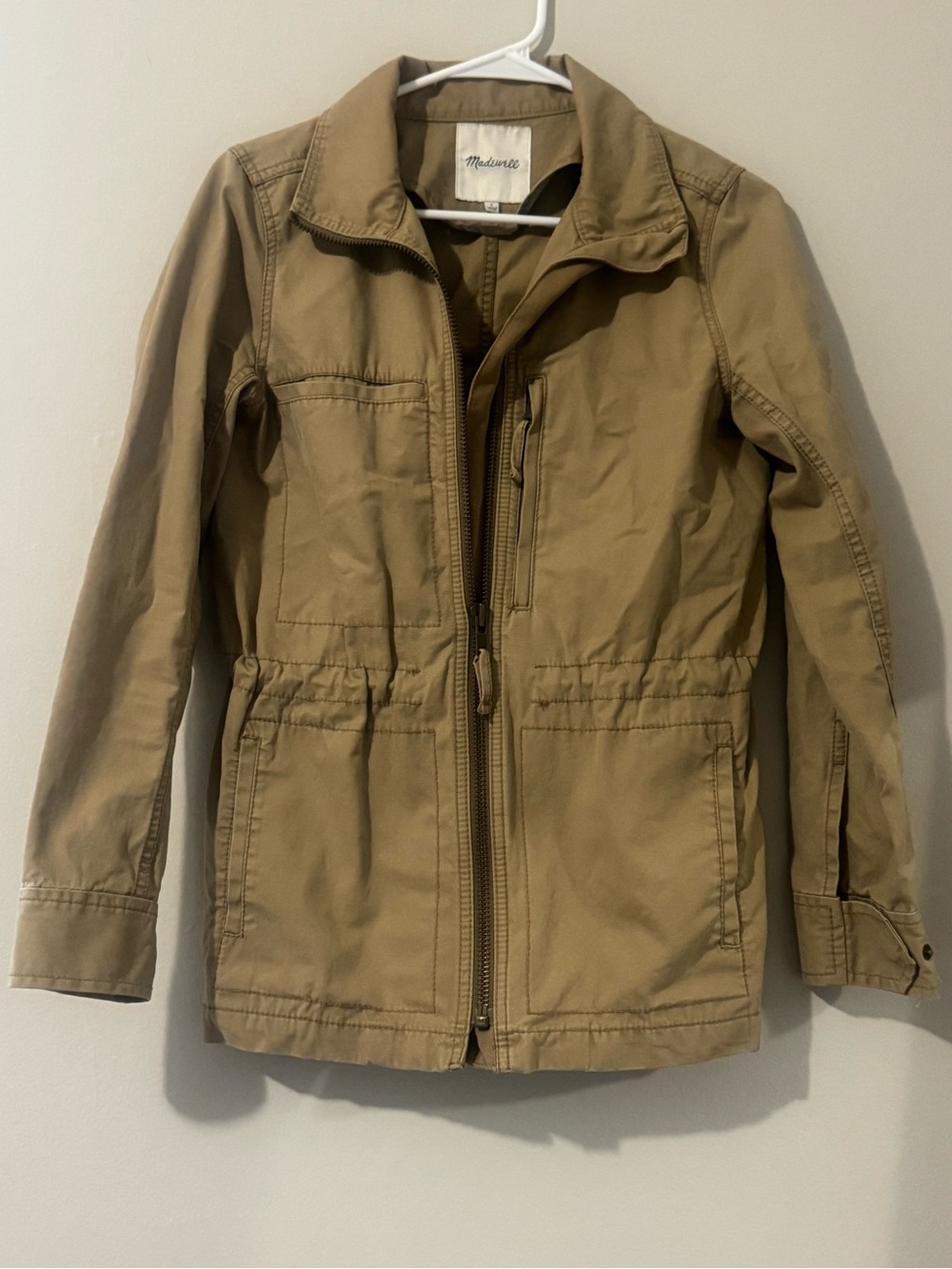 Madewell Women’s Fleet Tan Utility Jacket sz S